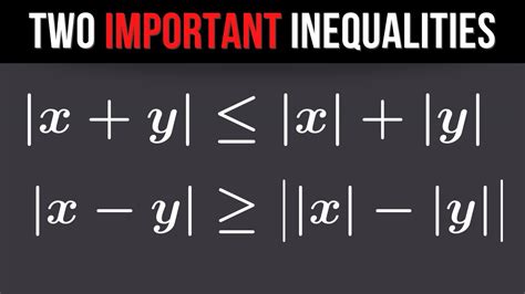 Ext2 Inequalities The ℝeal Triangle Inequalities Youtube