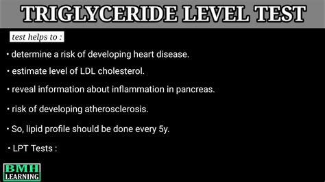 Triglyceride Level Test Triglyceride Test Normal Ranges How To