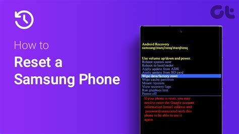How to Reset a Samsung Phone | Want to Initiate a Factory Reset on ...