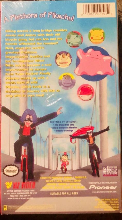 Mavin Vintage Vhs Pokemon Pikachu Party Vhs Tape Unused And Sealed