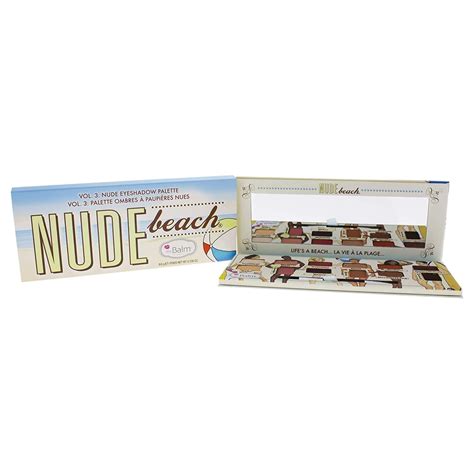 TheBalm Nude Beach Eyeshadow Palette Shades Sun Kissed G Amazon In Beauty