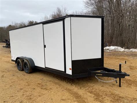 2023 Stealth 7x16 Aluminum 7k Enclosed Cargo Trailer Wladder Roof