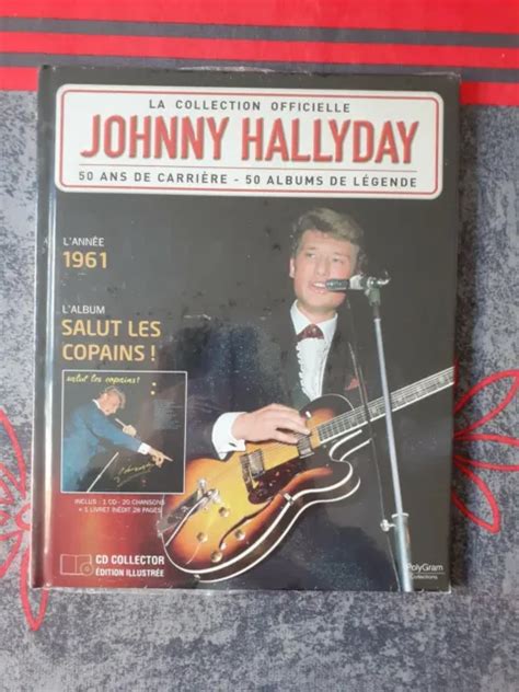 Johnny Hallyday Salut Les Copains Cd Livre Collection Officielle Albums