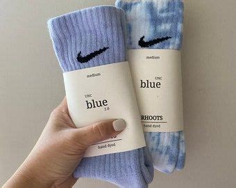 Nike Nude Neutral Hand Dyed Dri Fit Socks By Rhoots Etsy Hand Tie Dye Cute Nike Outfits