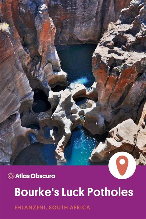 Bourkes Luck Potholes Environnement Afrique Du Sud Afrique