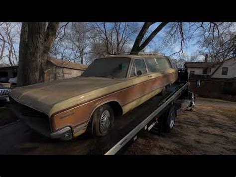 BARN FIND 1968 Chrysler Town And Country Revival Part 1 YouTube