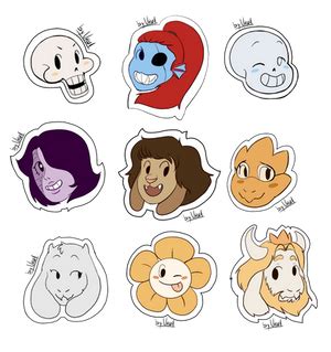 Explore the Best Undertale_stickers Art | DeviantArt