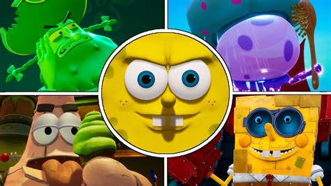 SpongeBob SquarePants Battle For Bikini Bottom Rehydrated All Boss Fights PC HD