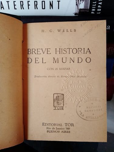 Breve Historia Del Mundo H G Wells Envío gratis