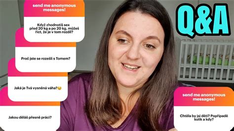 Moje poprvé Q A sex dítě vztahy hubnutí YouTube