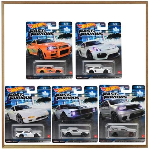 Hot Wheels Premium 1 64 Fast Furious Mitsubishi Eclipse Nissan Skyline R34 Bcnr33 Acura NSX