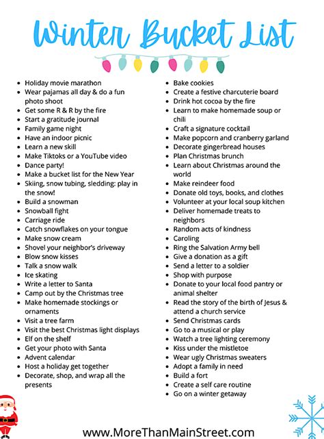 Winter Bucket List 50 Fun Winter Activities To Enjoy The Season