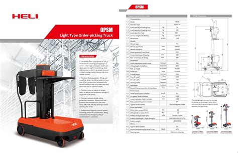 Heli Light Type Order Picking Truck Opsm Jialift