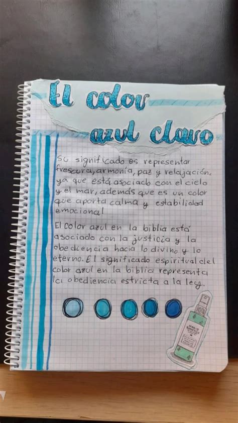 Apunte Bonito Del Color Azul Claro Diario Hecho A Mano Biblia