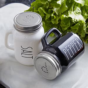 Amazon Salt And Pepper Shakers Set Bivvclaz 4 Oz Glass Black