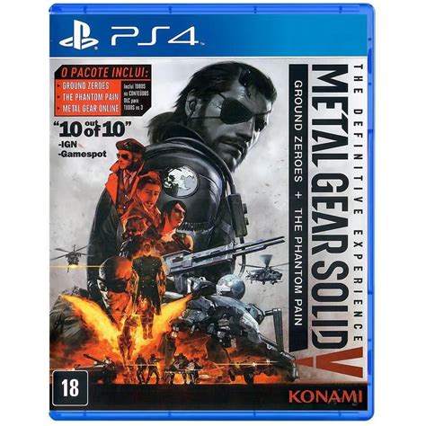 Metal Gear V Definitive Experience - Metal Gear Solid V The Definitive Experience Ps4 (Novo) (Jogo Mídia ...