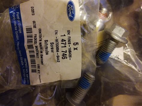 1471746 Болт M10x25мм суппорта / Ford | Запчасти на DRIVE2