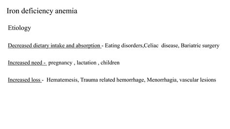 Approach To Hypochromic Microcytic Anemias Pptx