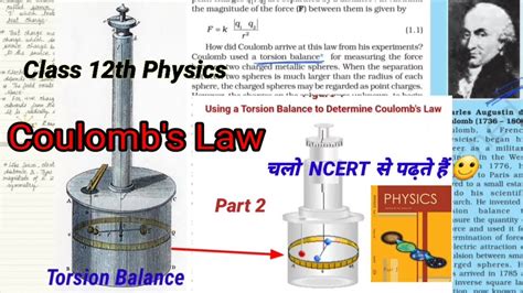 Coulomb S Law Ncert Full Explanation Part Class Th Physics