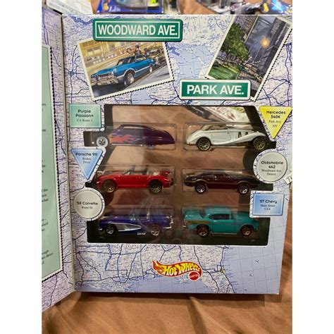 Hot Wheels Cruisin America Mercedes 540K Purple Passion Oldsmobile 442 Porsche 911 57 Chevy