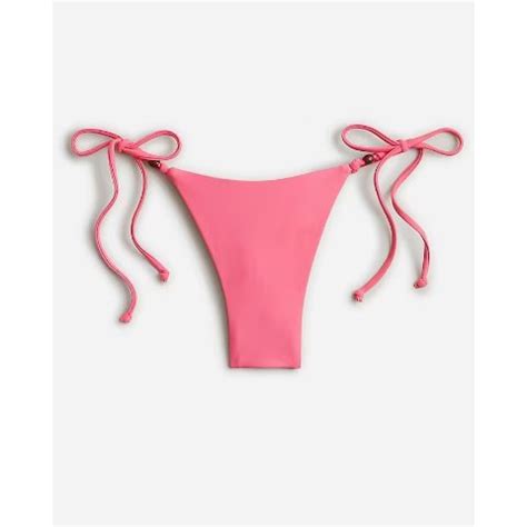 Curved waist cheeky string bikini bottom with beads 比基尼泳裤 68 00 超值好货 北美省钱快报