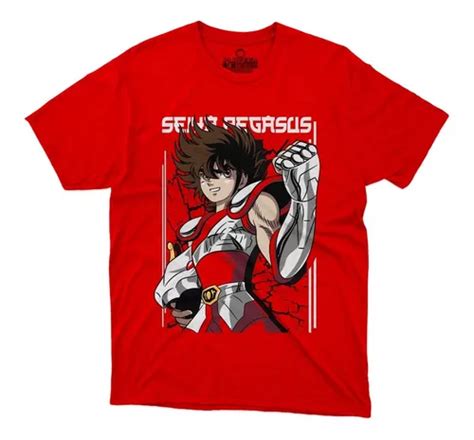 Playera Caballeros Del Zodiaco Seiya De Pegaso Saint Anime En Venta En