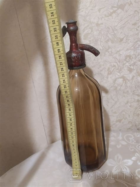 Сифон баллон для газировки воды СССР коричневый - «VIOLITY»