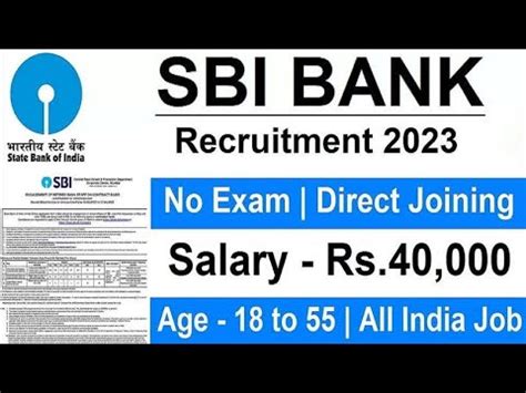 SBI New Vacancy 2023 6160 Posts SBI Recruitment 2023 Notification