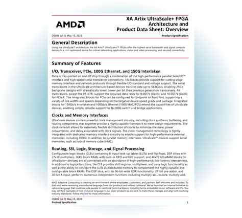 Artix Ultrascale Xa Fpgas