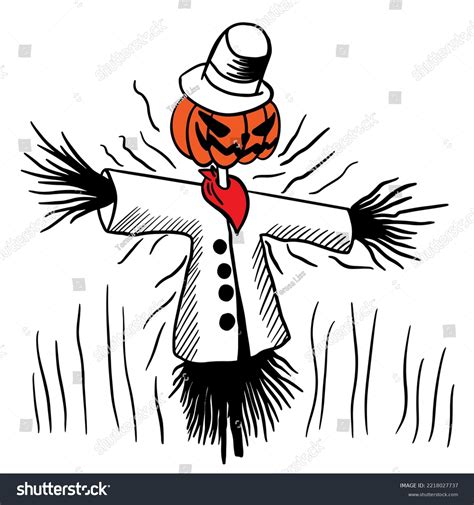 Scare Crow Pumpkins Farm Images Stock Photos Vectors