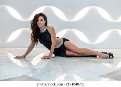 Beautiful Sexy Caucasian Brunette Haired Woman Wearing Stock Photo Shutterstock