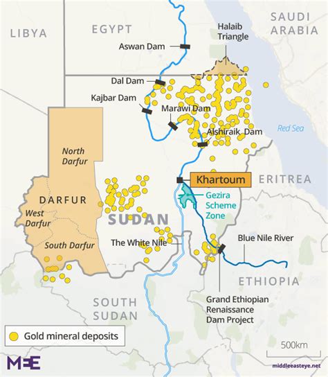 Gold Mines In Africa Map