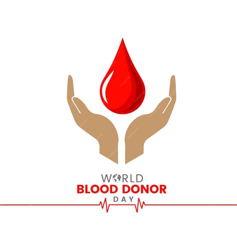 Premium Vector World Blood Donor And Awareness Creative Unique Design