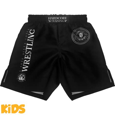 Детские шорты Hardcore Training Wrestling размер 16 лет черный купить в СПб