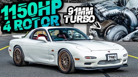 1150hp 4 Rotor Rx7 Screams 9 000rpm Unreal Rotary Sounds Youtube