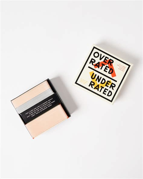 Overrated or Underrated Social Card Game | Oliver Bonas