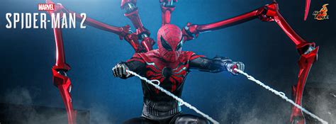 First Look Hot Toys Peter Parker Superior Suit Marvel S Spider Man 2 Future Of The Force