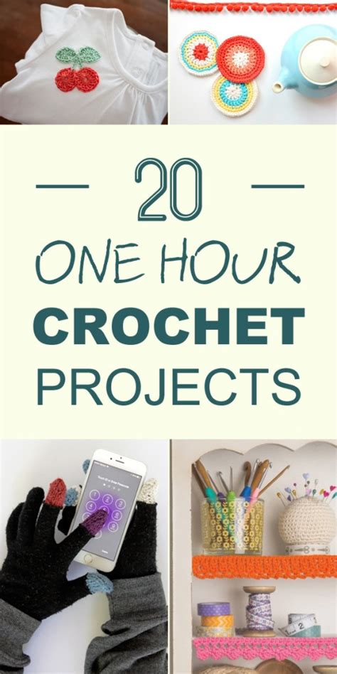 20 One Hour Crochet Projects Youll Want To Try Immediately