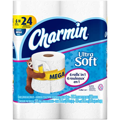 Charmin Ultra Charmin Ultra Soft Toilet Paper 6 Mega Rolls Toilet