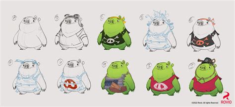 Recently Canceled Angry Birds Spin Off Piggies Concept Art R