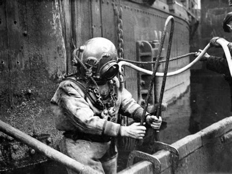 Old Scuba Diver Suit