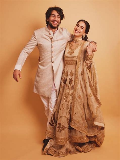 Ethnic Outfits For Bro Sis By Ibrahim And Sara Ali Khan For Raksha