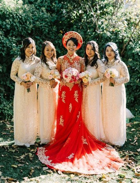 Ao Dai Wedding Bridesmaids