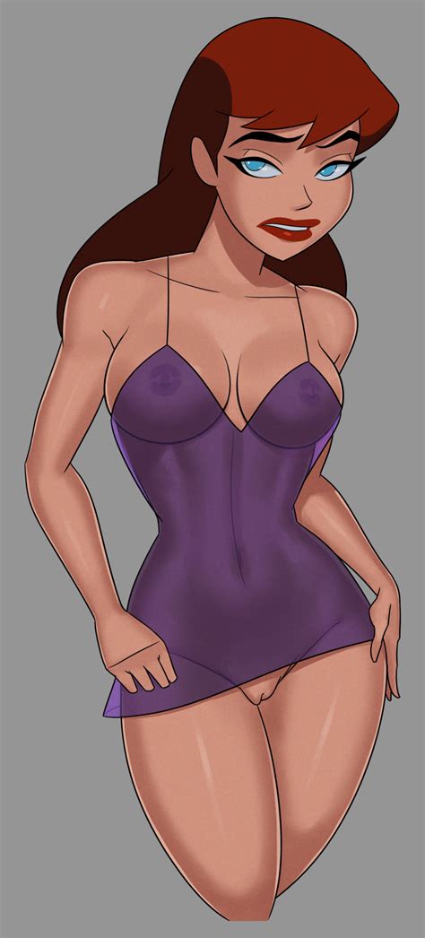 Hentai Busty Girl Girl Barbara Gordon Batgirl Batman Series Blue Eyes Breasts Comic