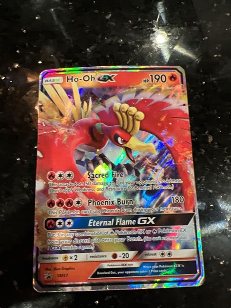 Pok Mon Tcg Ho Oh Gx Sm Black Star Promo Sm Promo Nm Ebay