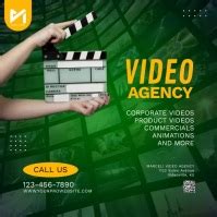 video agency video ad template postermywall