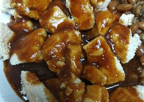 Naked Chicken Nuggets With Batch 89 Peppered Barbecue Sauce Recipe By Skunkmonkey101 Cookpad