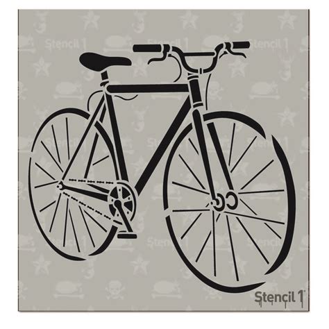 Fixed Gear Bike Stencil Small 575″x6″ Stencil 1