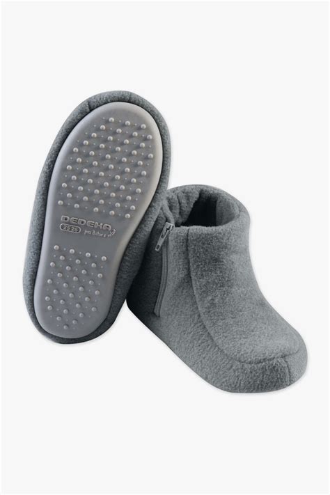 Pantufa De Soft Cinza Escuro Infantil Lojista Dedeka