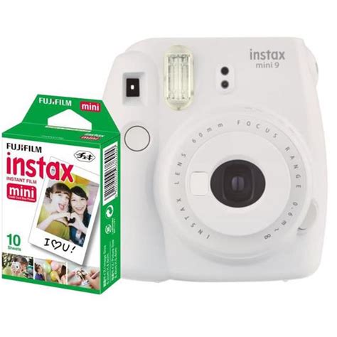 Fujifilm Instax Mini 9 Blanc 10 Pellicules Couleurs Cdiscount
